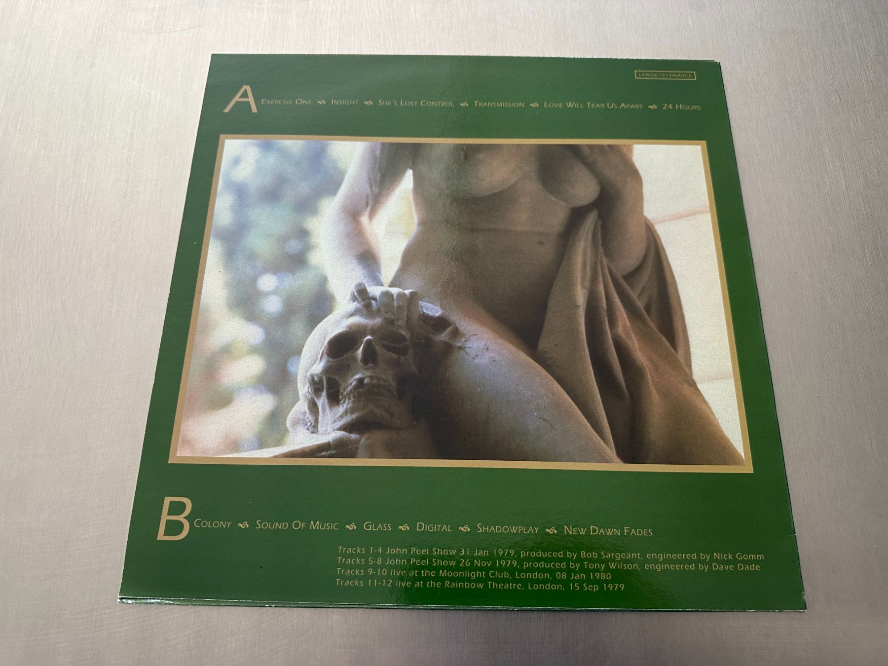 Dischi in vinile: JOY DIVISION LP IN A LONELY PLACE – Usato da Sion venduto da jaipur1401 1
