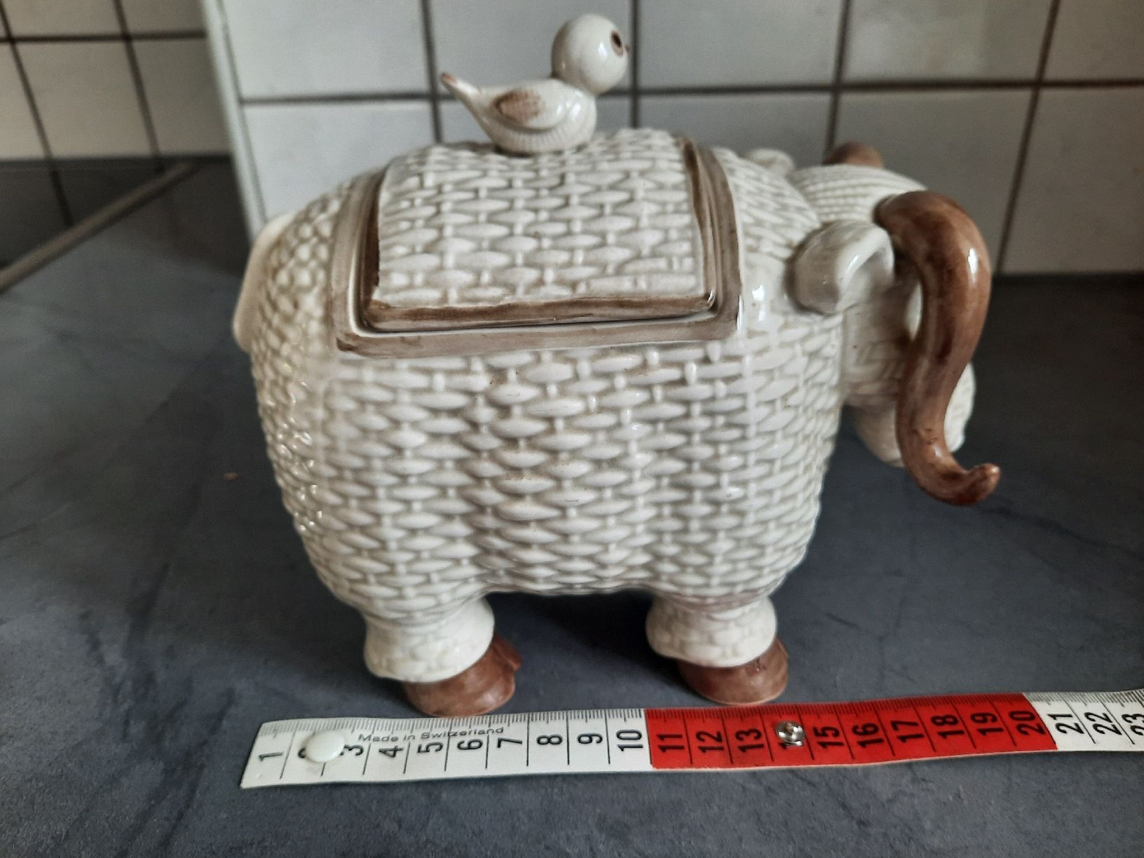 Statuette: CÉRAMIQUE,  BÉLIER avec COUVERCLE – Usato da Le Locle venduto da marylise01 4
