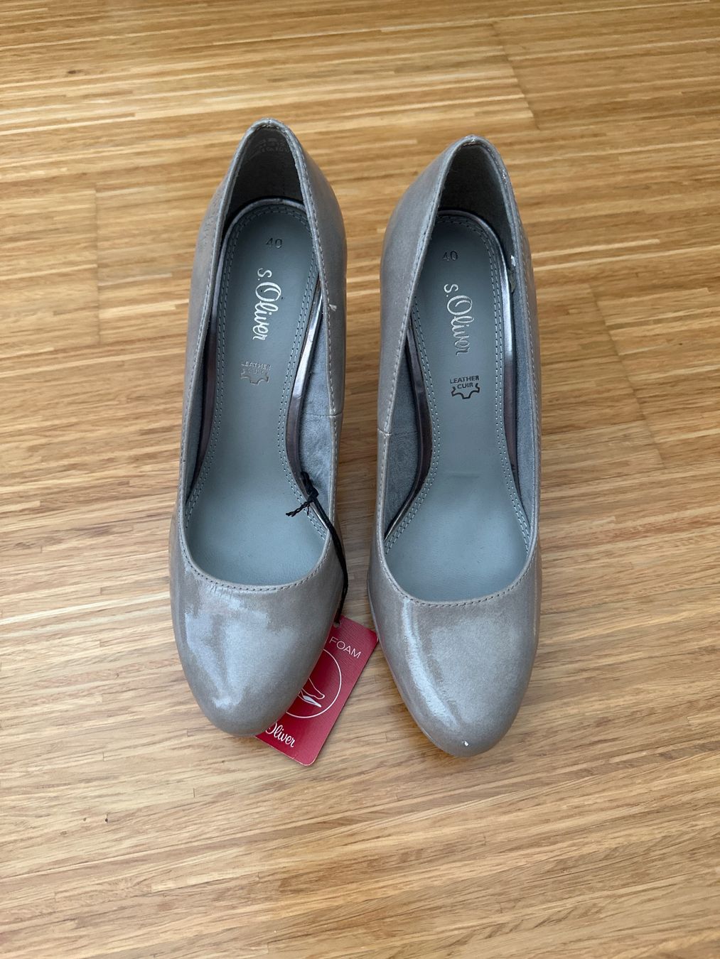 S.Oliver Scarpe da donna: Damenschuhe Pumps S.Oliver grau Grösse 40 – Usato da Glattpark(Opfikon) venduto da giu_ml7l