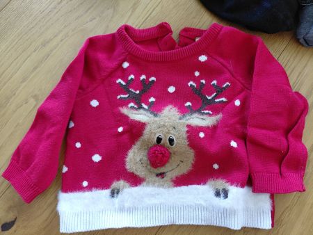 Weihnachts Pullover Rentier Grösse 68 guter Zustand
