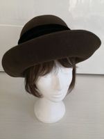 🤩LADY LIKE FLORENCE HUT BRAUN 20-IGER JAHRE STYLE SAMTBAND