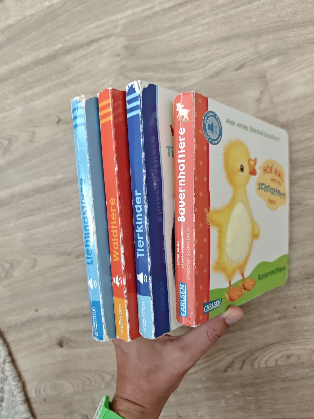 Libri: Streichel Soundbuch Set Kinder Tiere  – Usato da Niederrohrdorf venduto da TK8700 1