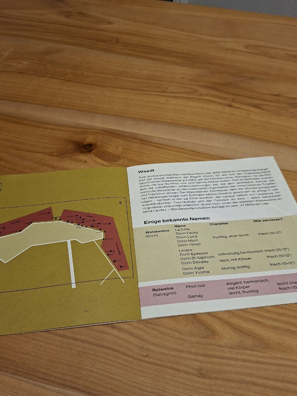 Dokumente: Schweizer Weine Proschūre um 1960 – Gebraucht aus Ganterschwil von HeidiuPeter 4