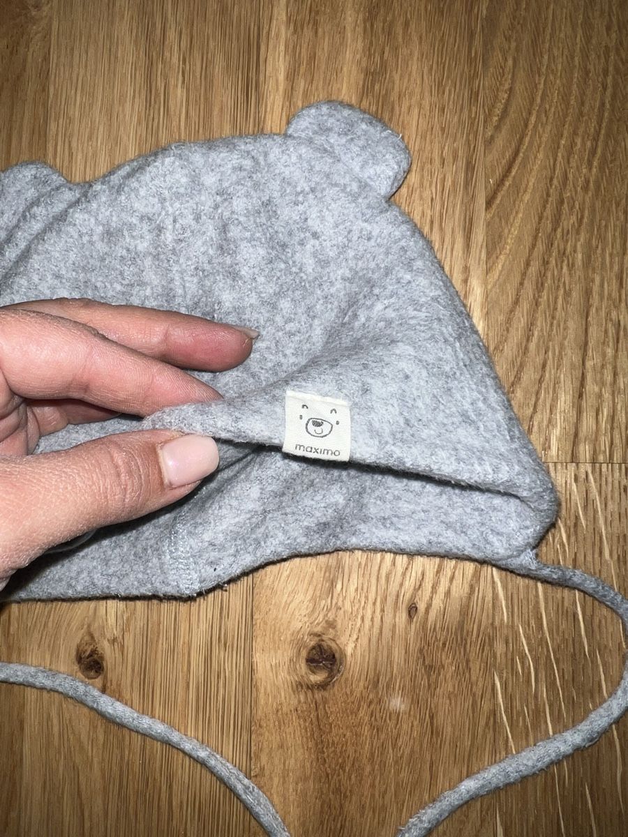 Berretti & Sciarpe: Cute Baby Bear Ears Hat Massimo Grey – Usato da Reinach BL venduto da K.zh.A