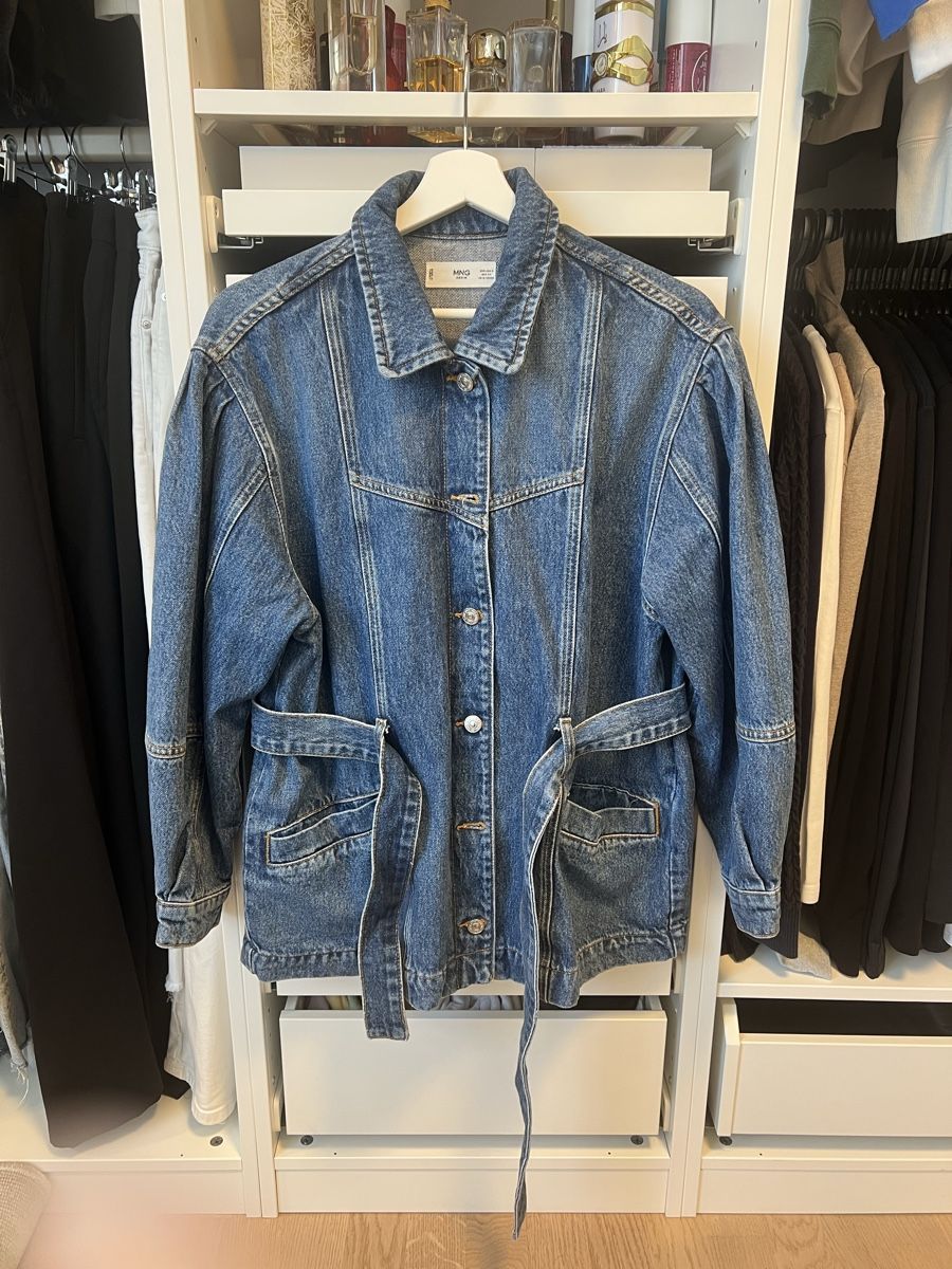 Mango Giacche: Mango Jeans Jacke mit Gürtel – Nuovo (secondo la descrizione) da Bülach venduto da deinmica