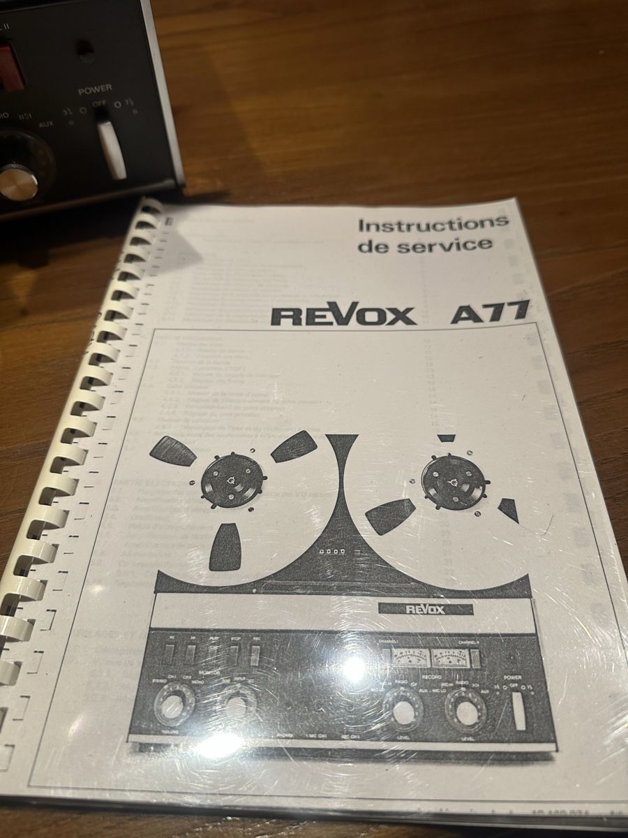 Revox Bandmaschinen: Revox A77 – Gebraucht aus Villeneuve VD von ipad56pro 5