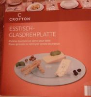 Crofton Glasdrehplatte 40 cm Durchmesser neu in OVP