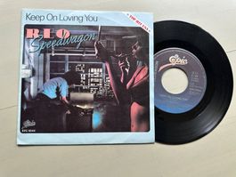 REO SPEEDWAGON tolle Single Keep on loving you Kult 80's