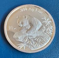 Silbermünze Panda 1999, 1 OZ Ag.999, China, 10 Yuan