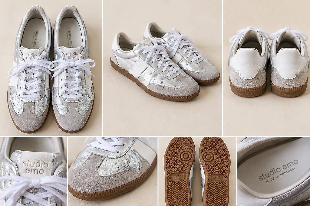 Chaussures femmes: Studio Amo Sneakers Silber/Beige – D'occasion à Buchs SG par corabella
