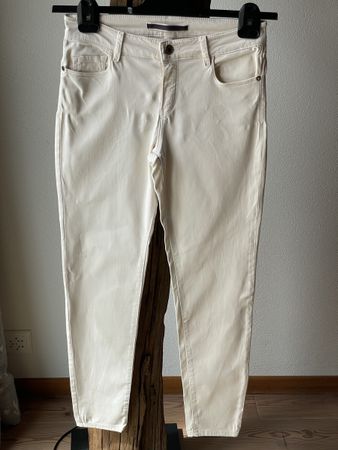Massimo Dutti Stoffhose für Damen in creme Gr.38