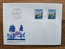 DM 1993 FDC mit ET VOLL  RAR!! nur 1.20