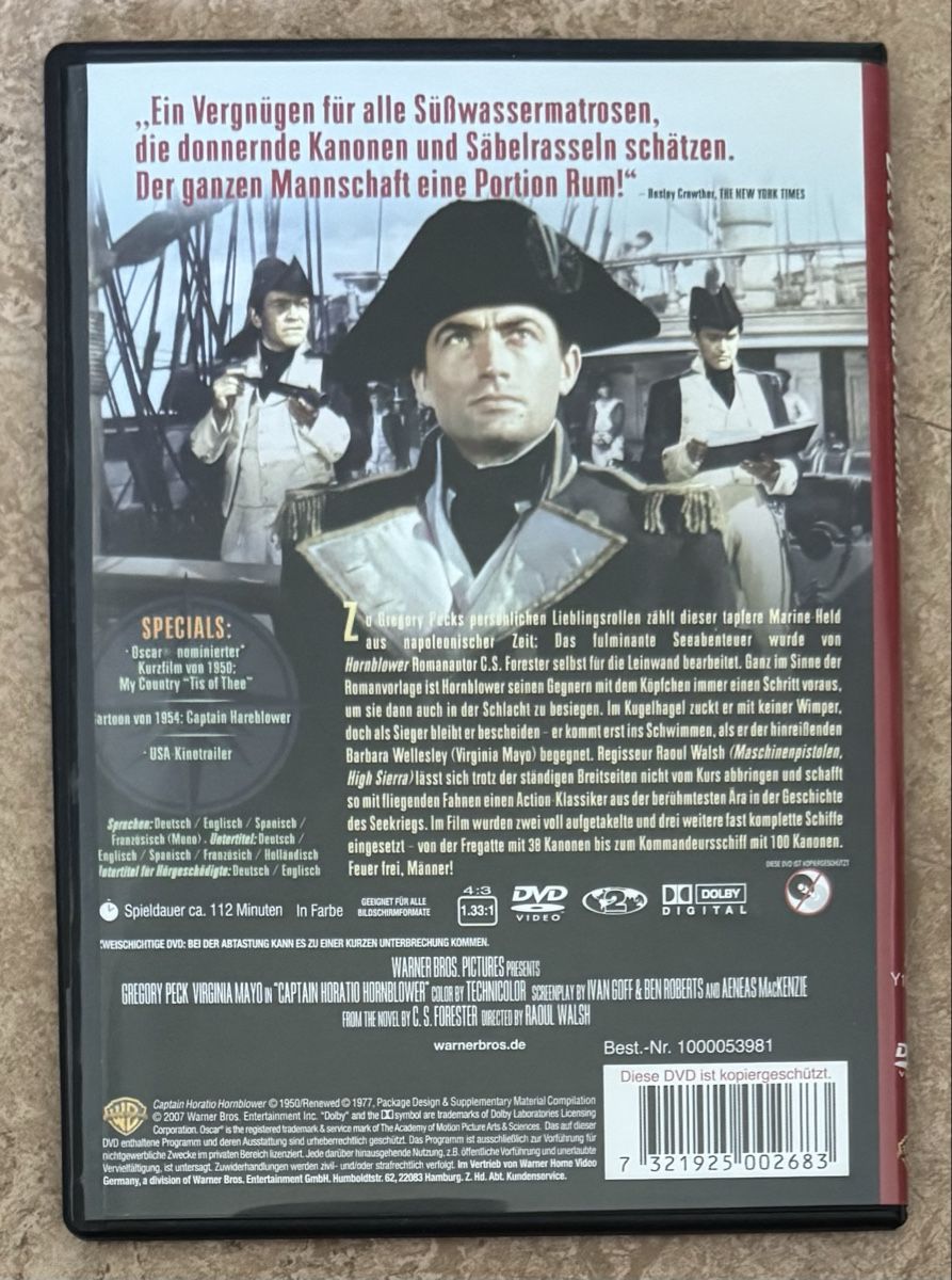 Alle DVDs: DES KÖNIGS ADMIRAL  – Neu (gemäss Beschreibung) aus Dietikon von AndreaSch01 1