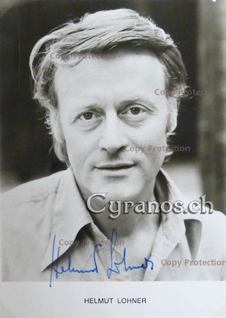 Autografi: Helmut Lohner (1933-2015) Schauspieler - Autogramm – Usato da Dietikon venduto da cyranos1