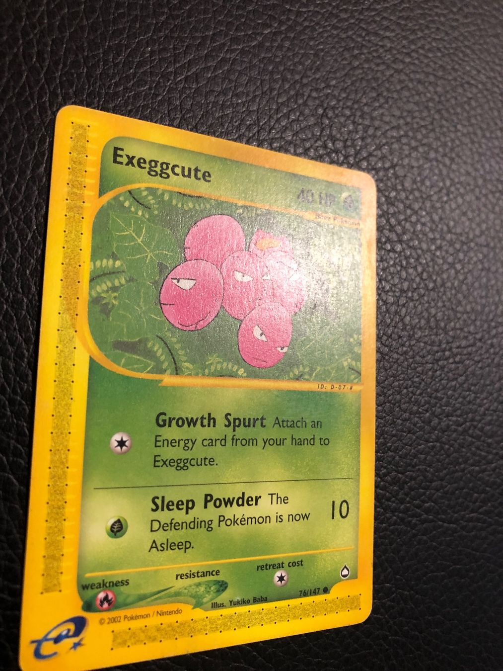 Pokémon Carte collezionabili: 2002 Aquapolis Exeggcute 76/147 Ab 1 – Usato da Paradiso venduto da Pkmn10 1