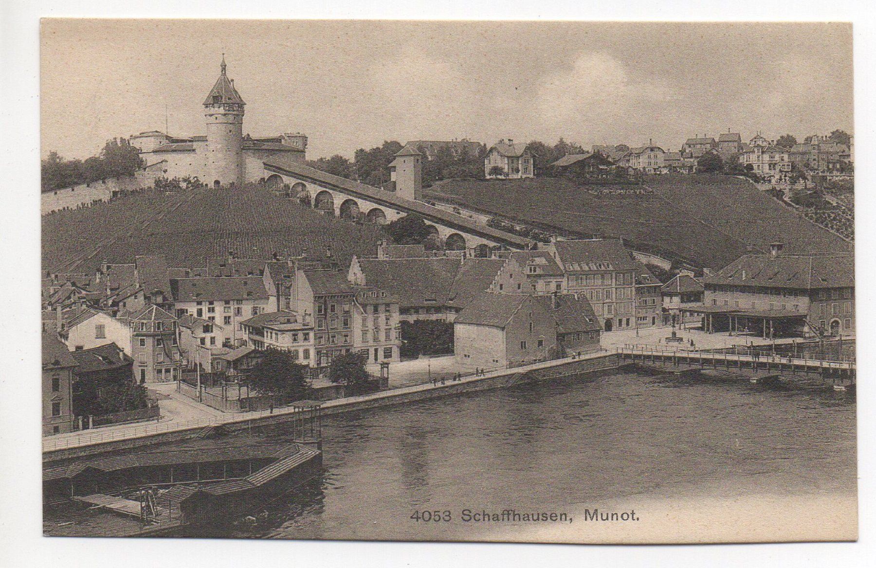 Cartoline postali: SCHAFFHAUSEN Munot No. 4053 – Nuovo (secondo la descrizione) da Jona venduto da philajona