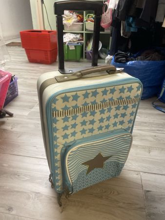 Lassig Kinder Trolley Reisekoffer mit Rollen, Top Zustand!