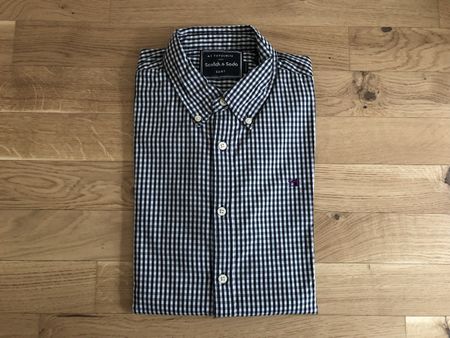 Scotch & Soda Herrenhemd: Kariert, Grösse M, Fast neu