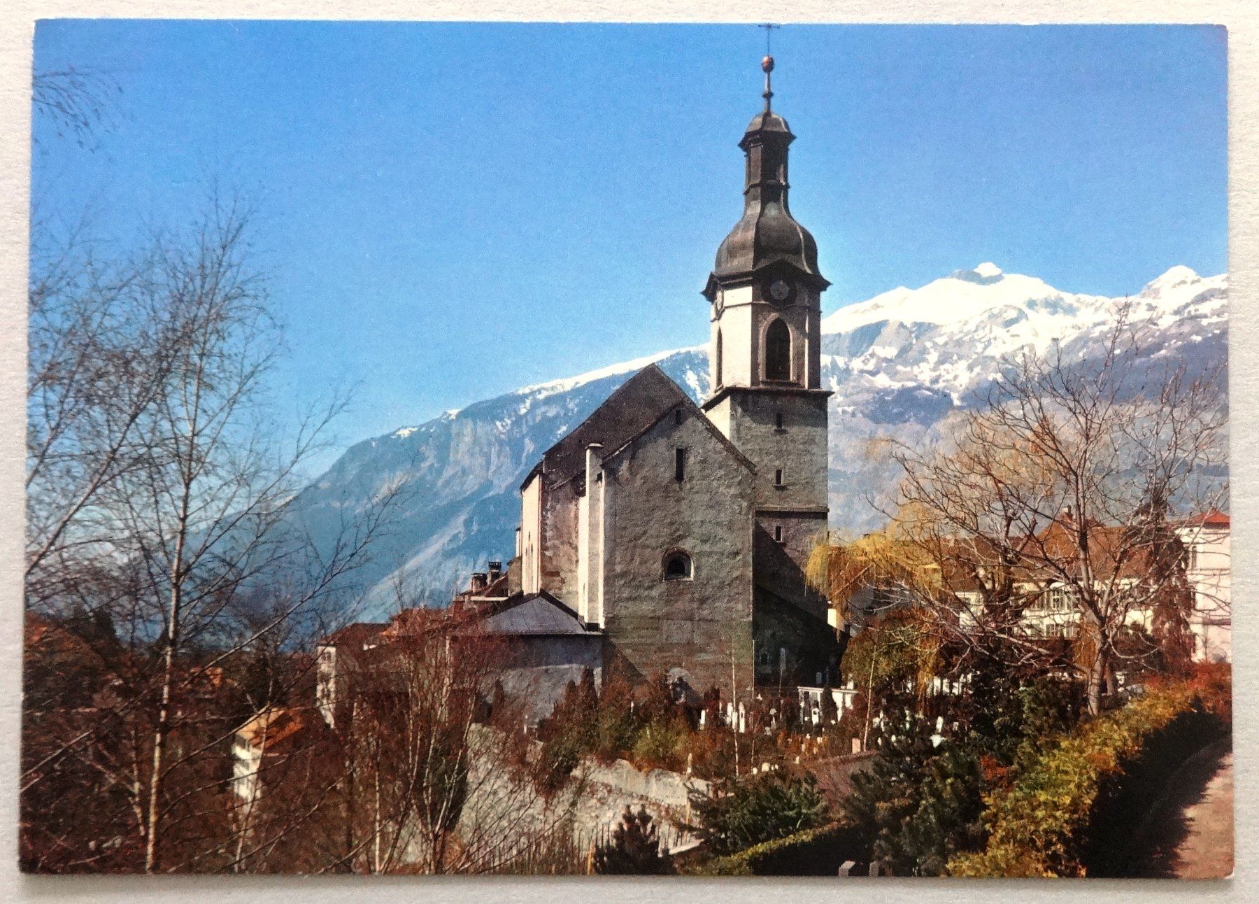 Cartes postales: Chur, Kathedrale mit Calanda – D'occasion à Fétigny par Billy2miny