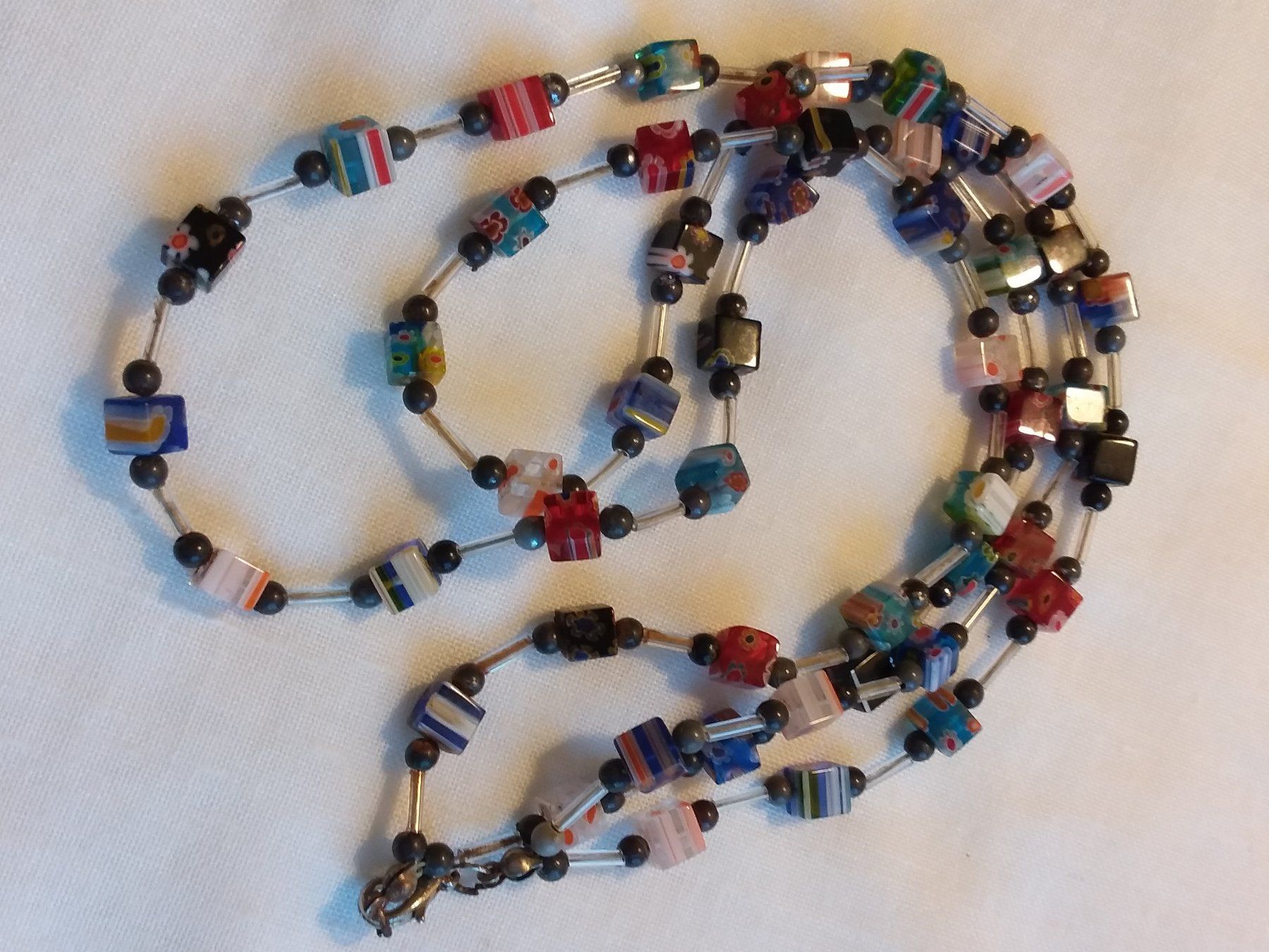 Murano Catenine: Vintage Murano Glaskette doppelsträngig, ca 1960 – Usato da Zürich venduto da gutsan 3