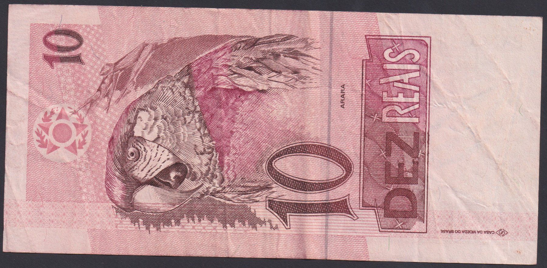 Banknoten: Brasilien 10 Reais 1999 – Gebraucht aus Brugg AG von banknoten_muesli