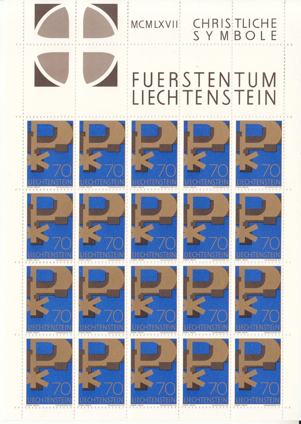 Tutti i francobolli: LBK 416 - 418 Zierbogen postfrisch – Usato da Bürglen TG venduto da StampGraf 3
