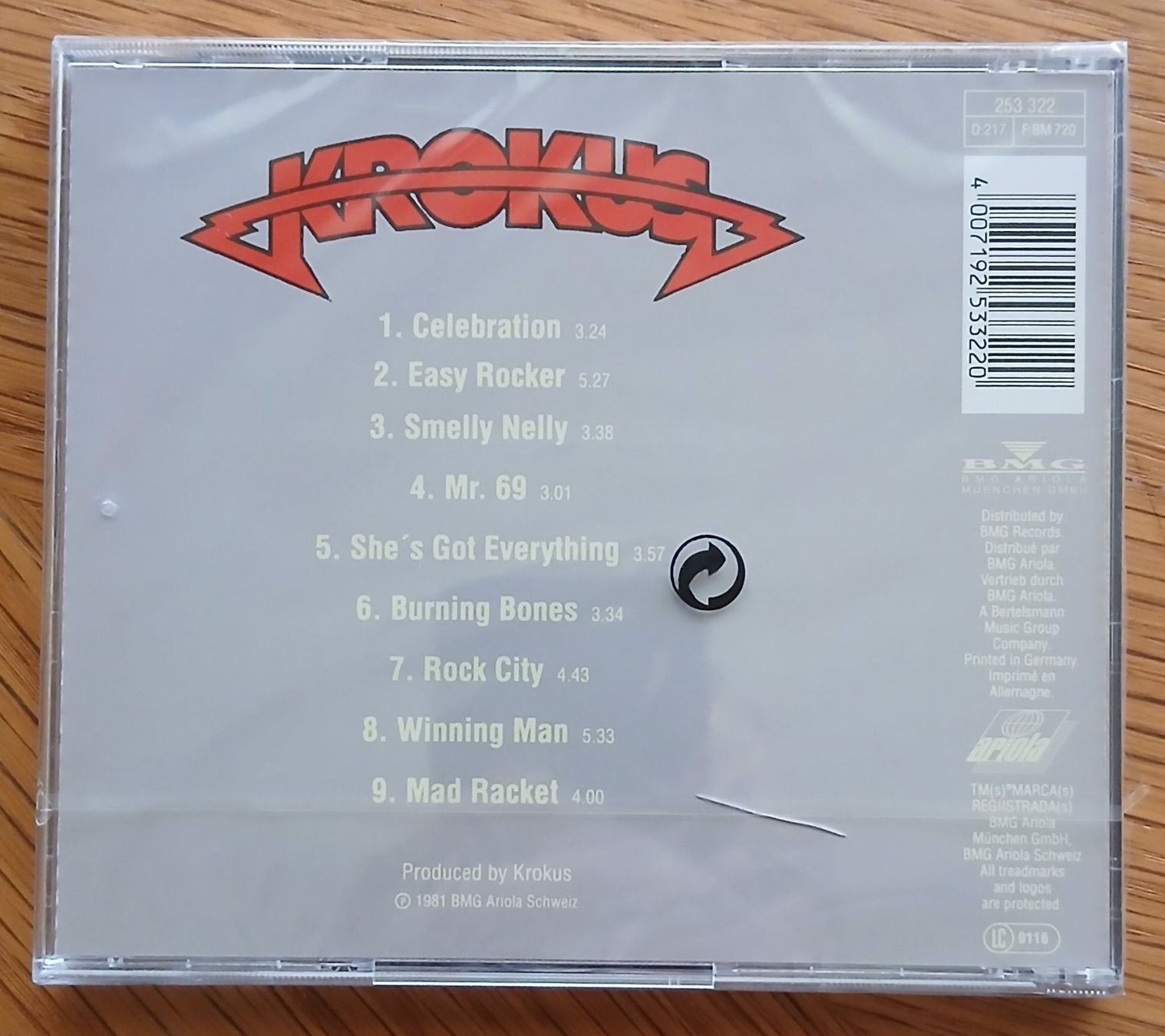 CDs: KROKUS - Hardware (CD) NEU & OVP – Neu und originalverpackt aus Nänikon von Skorpion11 1