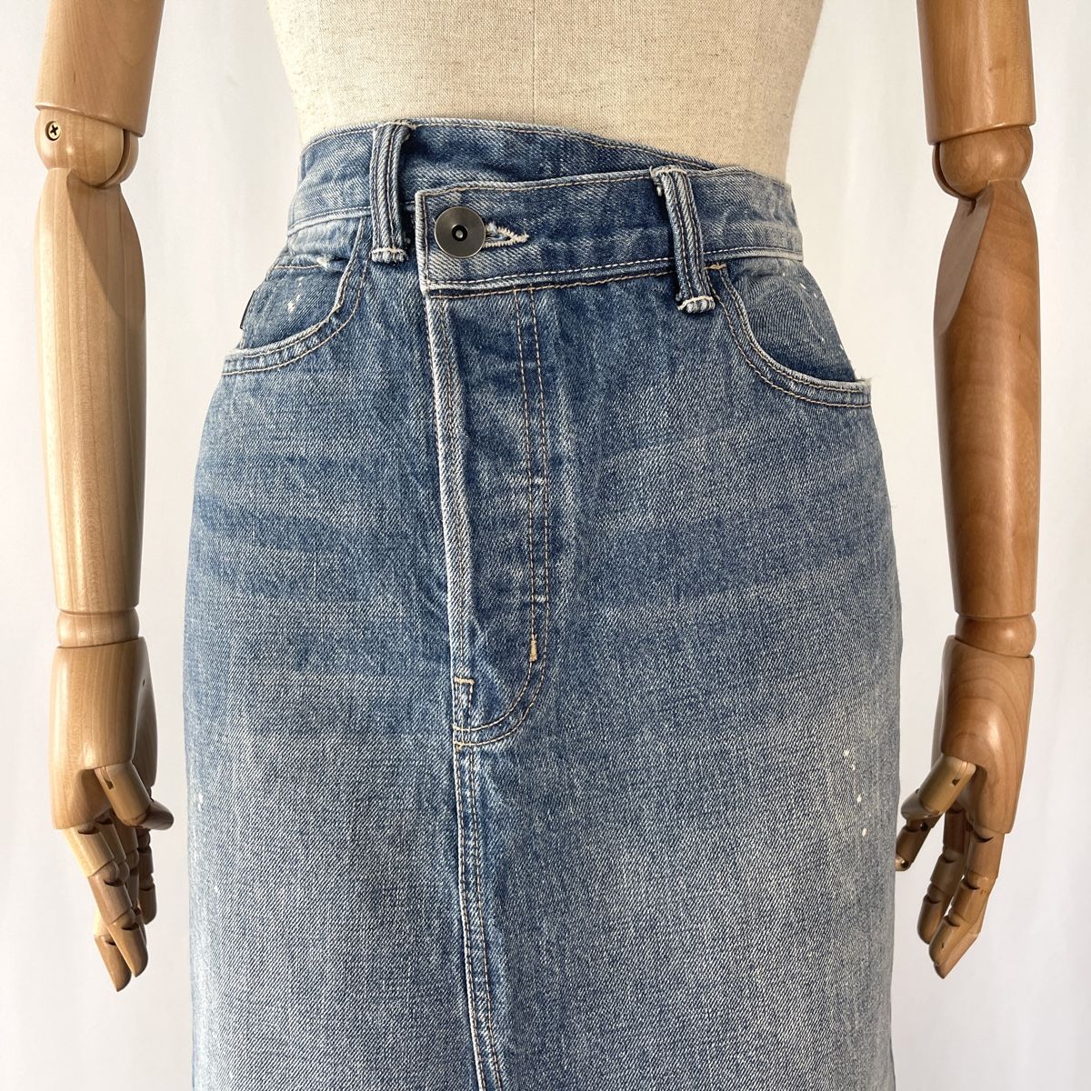 Helmut Lang Röcke: HELMUT LANG Deconstructed Denim Skirt – Neu (gemäss Beschreibung) aus Emmen von Avviivva_Com2023 2