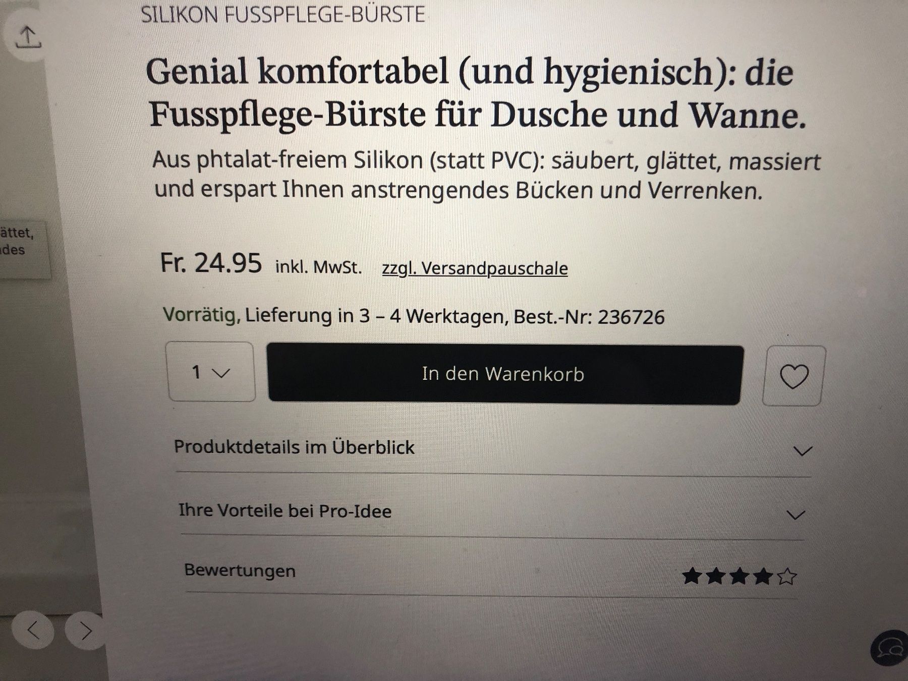 Pediküre: Fusspflege – Gebraucht aus Arlesheim von leyRum4.5 2