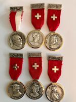 6 Schweizer Medaillen, EPK , Jahrgänge zwischen 1980-1987