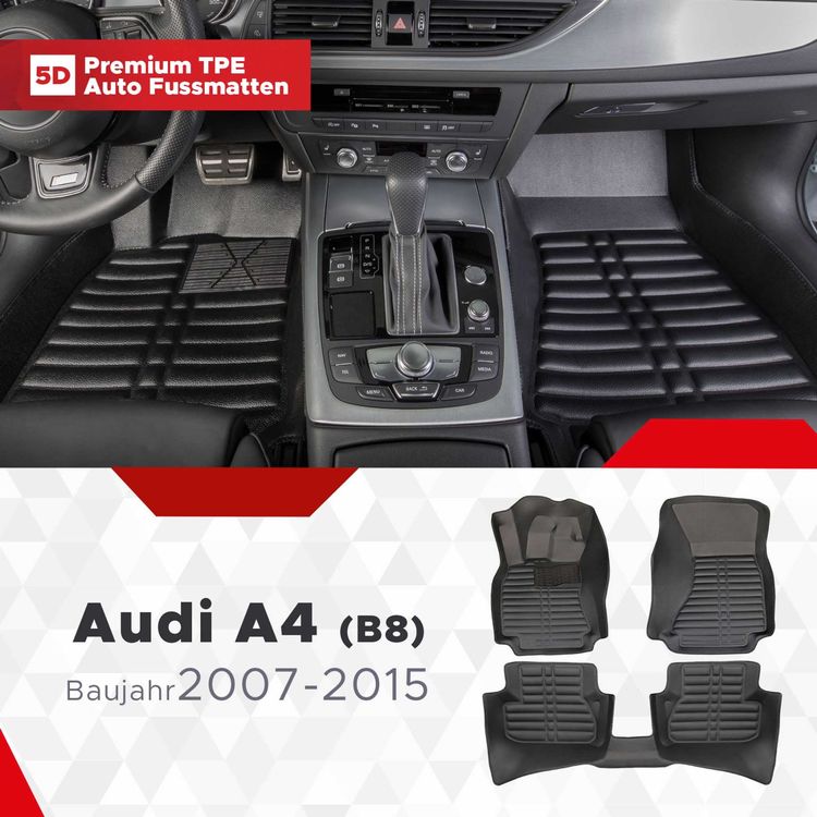 5D Premium Auto Fussmatten für Audi A4 (B8) ab 20072015 Kaufen auf Ricardo