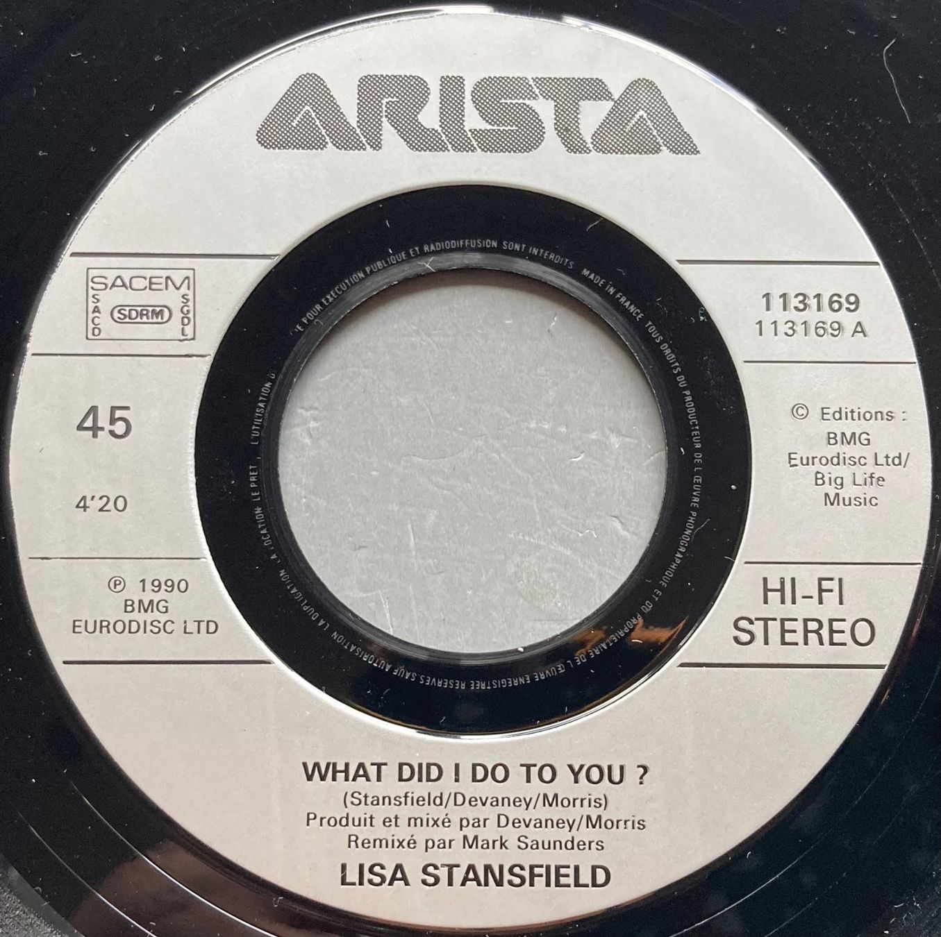 Dischi in vinile: LISA STANSFIELD - WHAT DID I DO TO YOU? – Usato da Poliez-Pittet venduto da Newtown-Records 2