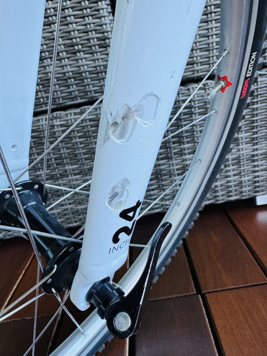 Woom Biciclette: Woom 5, grau, 24 Zoll – Usato da Steinhausen venduto da falke1417 5