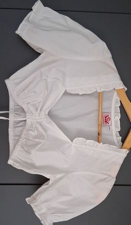 Trachtenbluse weiss Grösse 34