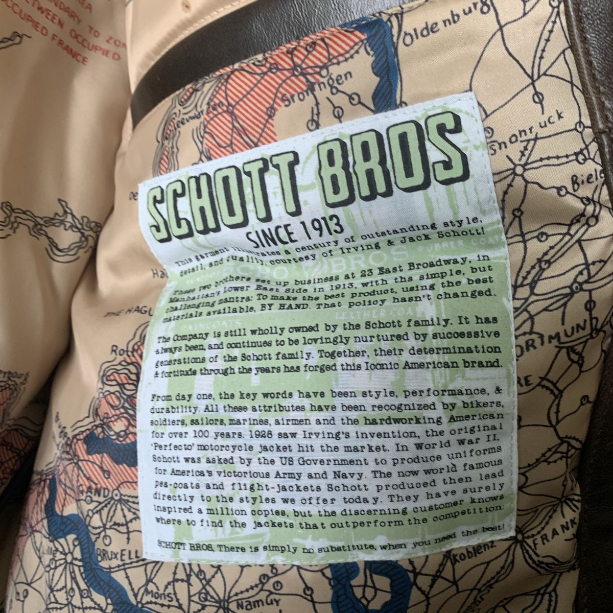 Schott Giacche: Schott NYC Leather Jacket A2 (M) – Nuovo (secondo la descrizione) da Horw venduto da HerrTadellos 5