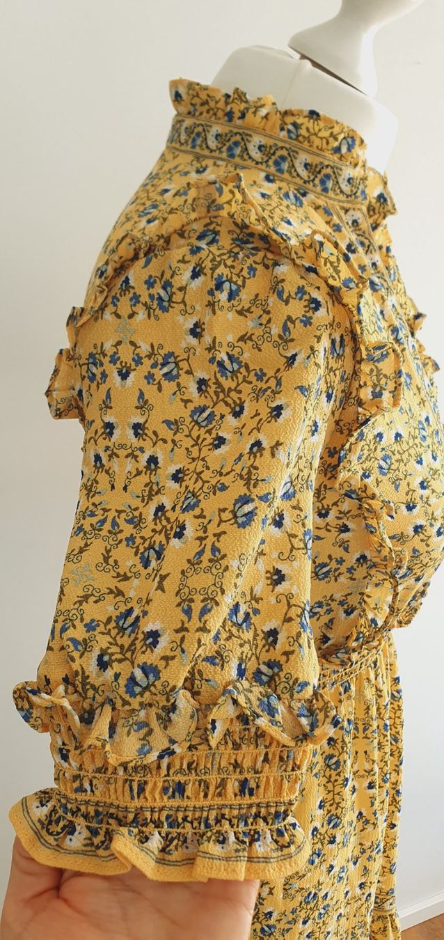 Vestiti: Maxikleid gelb/bunt Gr. 34/XS Neu – Nuovo (secondo la descrizione) da Stansstad venduto da InStyle8 6