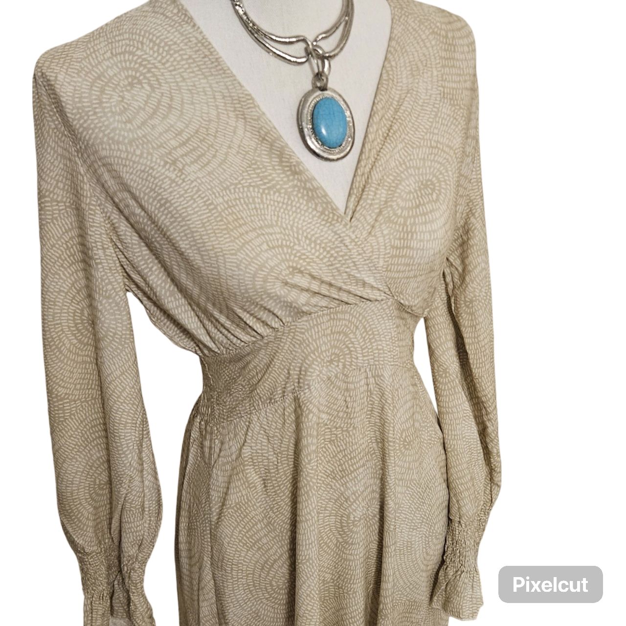 Robes: Beiges Maxikleid, Made In Italy- M – Neuf (Voir description) à Langnau am Albis par Kookysprite