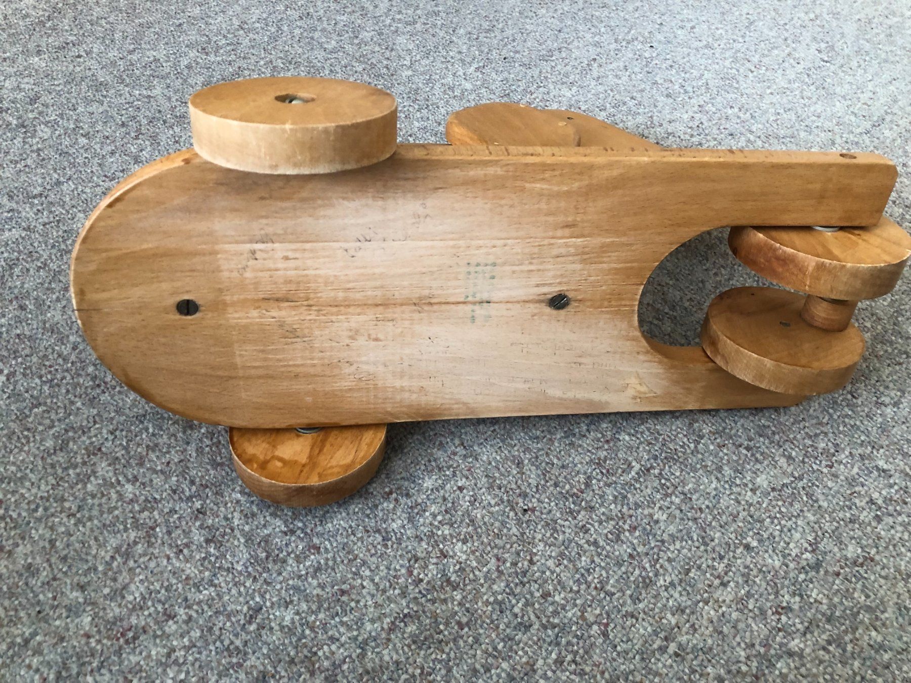 Statuette: Elefant auf Räder aus massivem Holz – Usato da Bassersdorf venduto da sammelfloh 5
