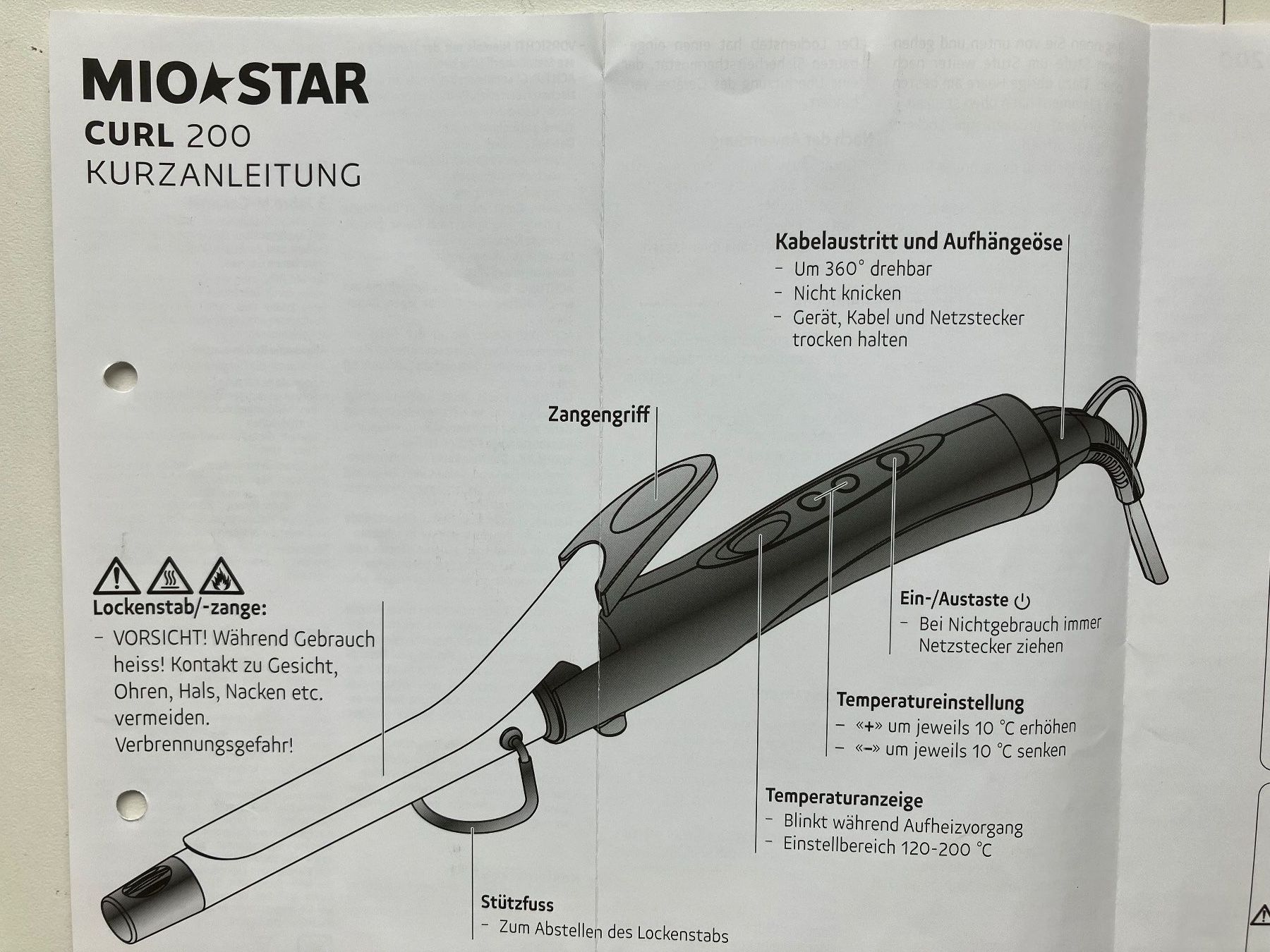 Piastre & Arricciacapelli: Lockenstab Mio Star Curl 200 – Nuovo (secondo la descrizione) da Wettingen venduto da Tigabella 2