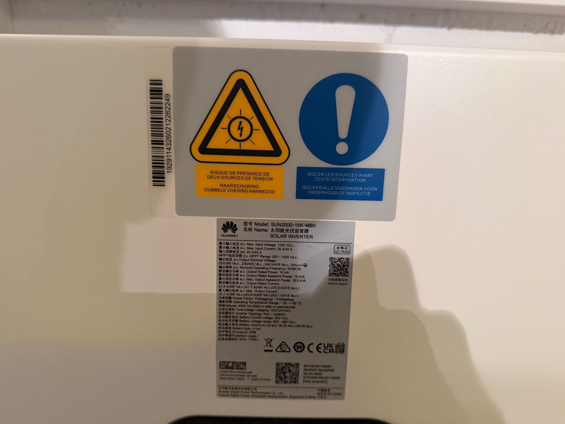 Huawei Wechselrichter: Wechselrichter Huawei SUN2000-15K-MBO – Gebraucht aus Münchenstein von gal_m2zh 9