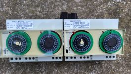 2 Doppel Grässlin V86/2 STu Tu analog Zeitschaltuhren 220-24