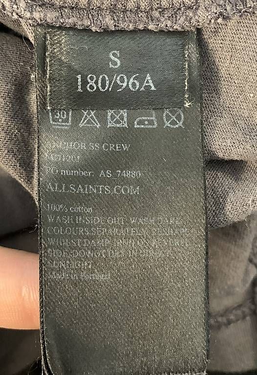 T-shirt: Allsaints, Graues T-Shirt, Grösse S – Usato da Stans venduto da carina_123 2