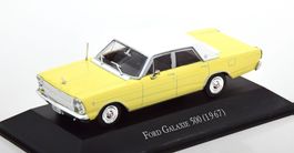 Ford Galaxie 500 1967 gelb / weiss     1:43 von Altaya / IXO