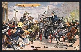 Arthur Thiele: Zeppelin kommt!, Mann ist