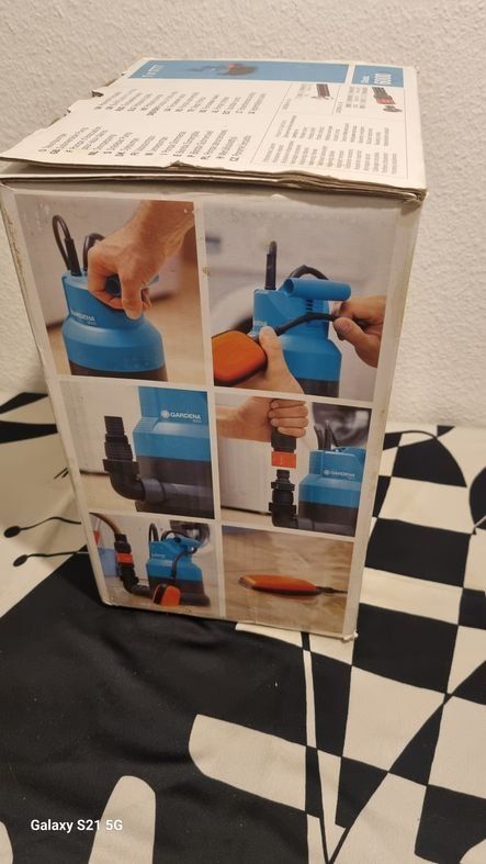 Gardena Pumpen & Teile: Schmutzwasser Garten Pumpe  GARDENA 6000 – Neu und originalverpackt aus Zürich von Big 3