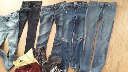 Kleiderpaket gr xs, hosen, tshirt, rock usw