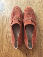 Wildleder Loafers in burnt Orange, Grösse 38