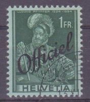 Dienstmarke SBK-Nr. 60 (Historische Bilder, 1942) gestempelt