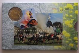 Série/Satz 2001 (9 Münzen) - ZÜRICH SECHSELÄUTEN - FDC