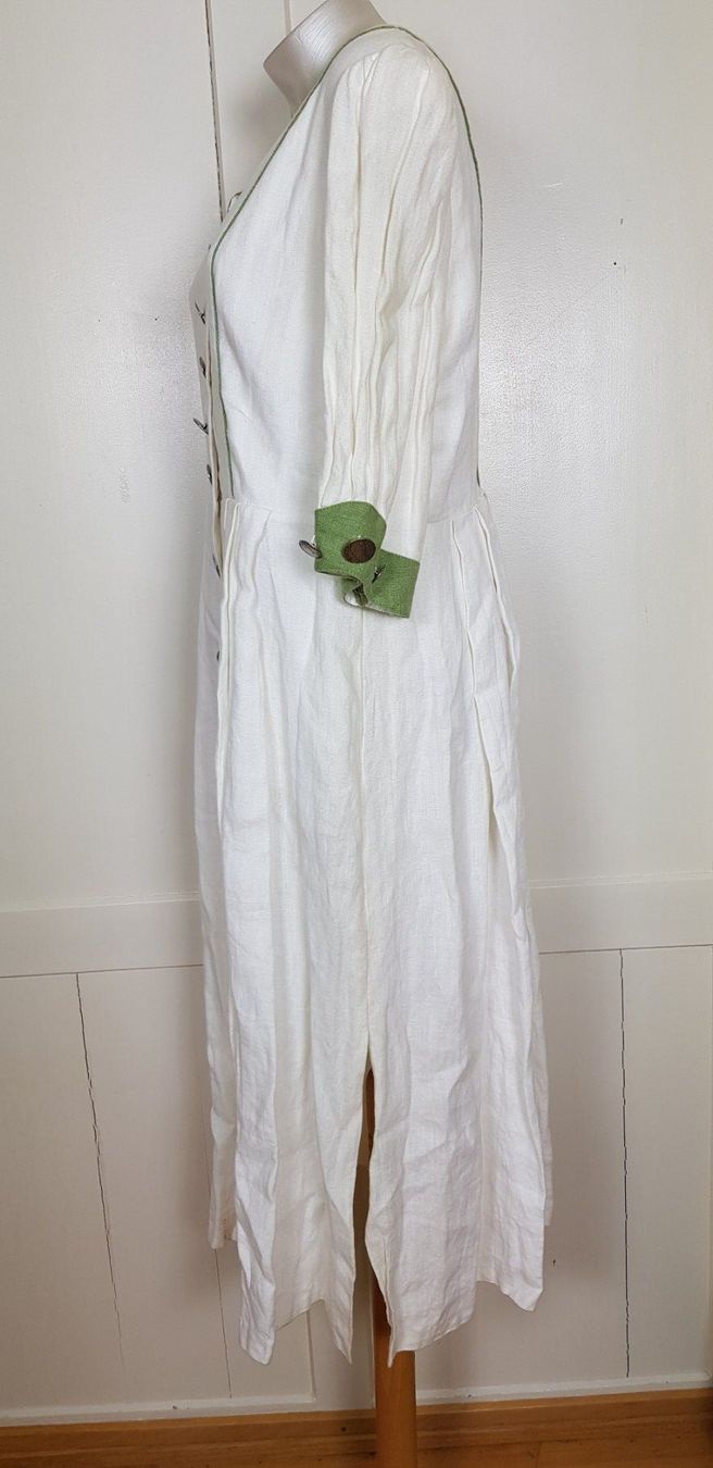 Vestiti: Kleid, Trachtenkleid, Dirndl, Leinen, Gr. 46 – Usato da Uster venduto da Astral 6